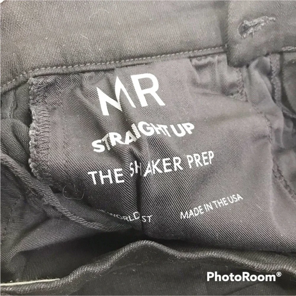 MOTHER Denim the Shaker Prep Straight Up in solid black size 29 - Picture 10 of 15